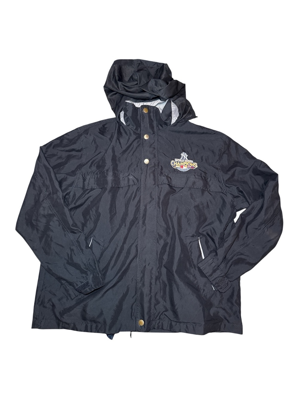 Vintage New York Yankees 2009 World Series Champions Jacket Large Navy
